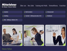 Tablet Screenshot of mitterlehner-training.com